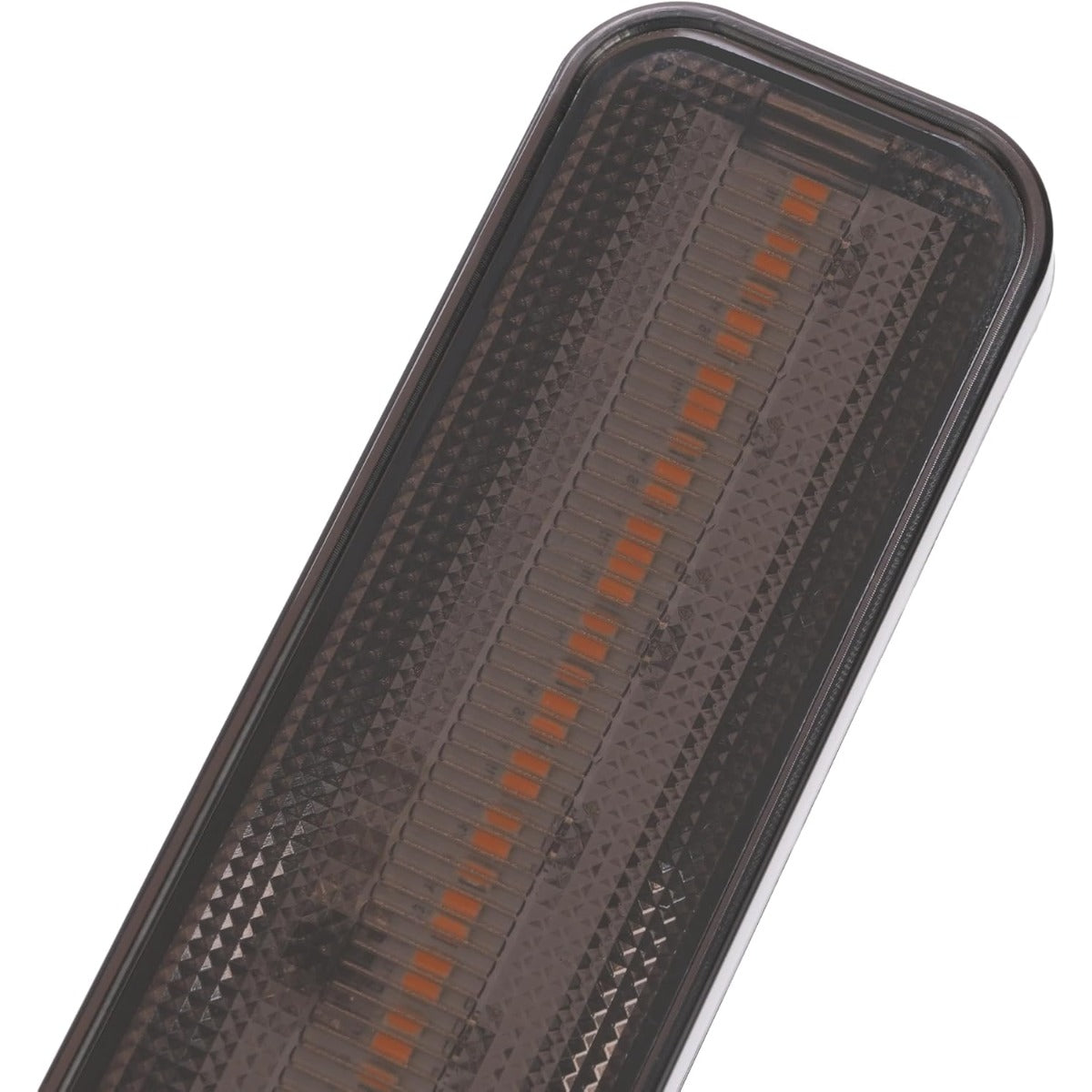 KUAFU Front & Rear Side Marker Light Compatible with 1978-1987 Chevrolet Chevy El Camino Malibu GMC Caballero Replacement for 929986 Bumper LED Lamps Plastic Smoke Lens