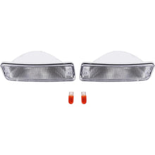 KUAFU Pair Turn Signal Light Compatible with 1989-1995 Toyota Pick-Up Truck 1990-1991 Toyota 4Runner SR5 (2 Wheel Drive Models) Driver and Passenger Side Clear Lens Replace 81510-89133 81520-89133