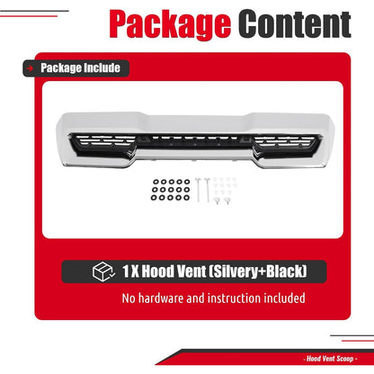 Hood Scoop Vent Compatible with 2020-2023 GMC Sierra