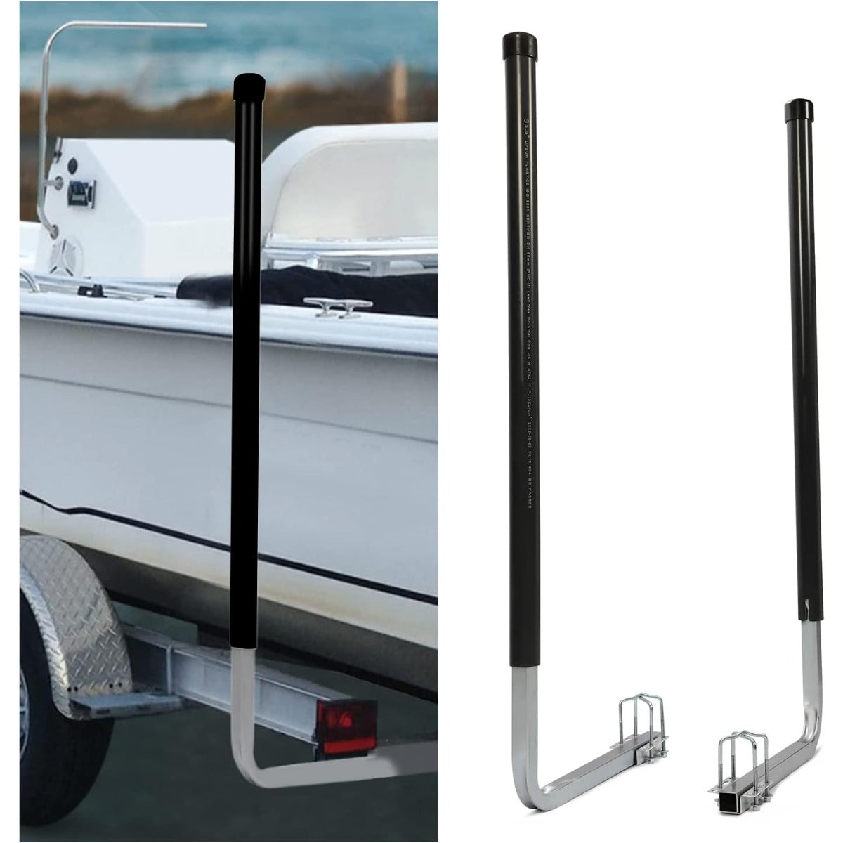 Kojem Boat Trailer Guide Poles for Ski Boat, Fishing Boat, Sailboat, Kayak, Canoe (Size and Color Selected)