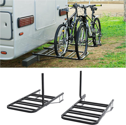 RV Bicycle Carrier Rack Camper Trailer Rear Bike Mount Rack for 1-4 Bicycles LYOM-256