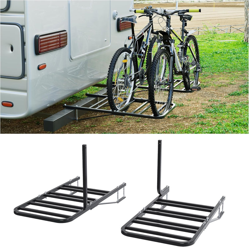 RV Bicycle Carrier Rack Camper Trailer Rear Bike Mount Rack for 1-4 Bicycles LYOM-256
