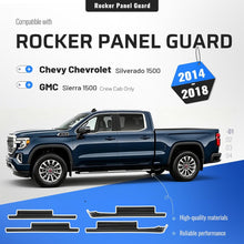 4PCS Rocker Panel Guard Compatible with 2014-2018 Chevy GMC