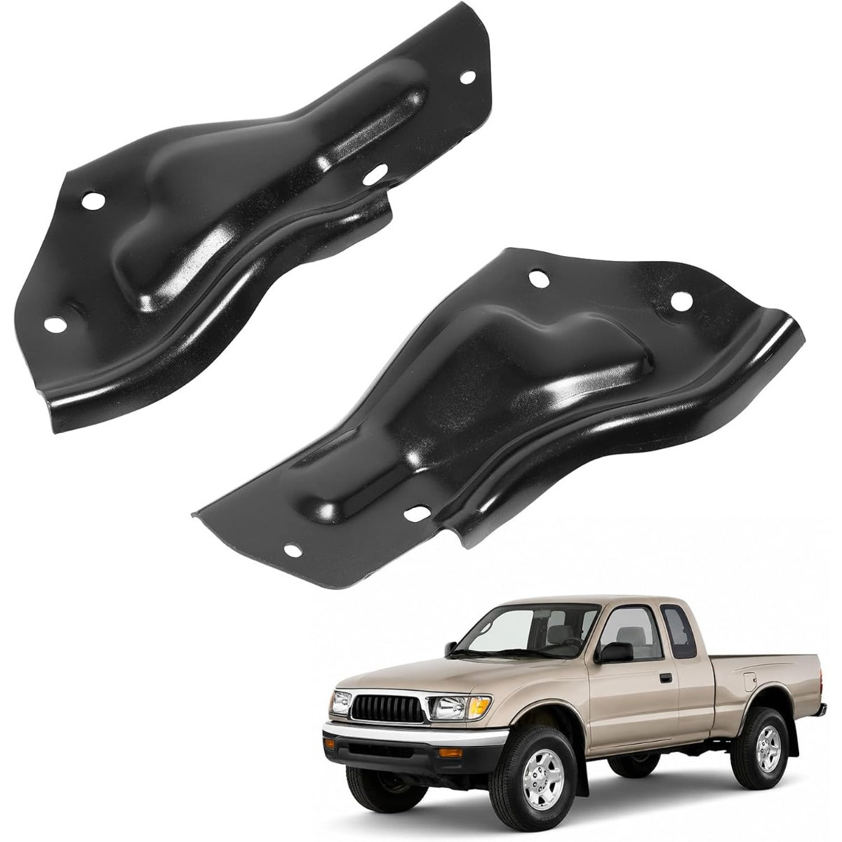 ALMULOO Front Bumper Bracket Compatible with 1998-2000 Toyota Tacoma