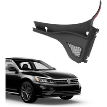 KUAFU Front Windshield Wiper Cowl Panel Grille Compatible with 2012-2019 Volkswagen Passat Replacement for 561819403A9B9 Windshield Wiper Cowl Cover Trim Panel (Left)
