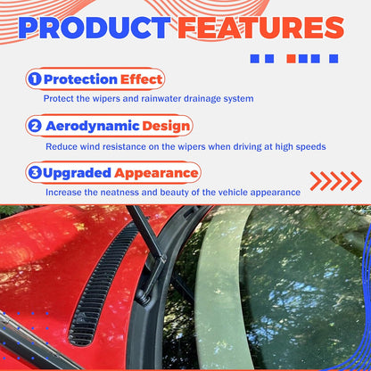 Windshield Wiper Cowl Cover Panel Compatible with 1997-2006 BMW E46 323Ci 323i 325Ci 325i 325xi 328i 330Ci 330i 330xi M3 Replacement for 51718208483 LYAP-481