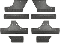 Load image into Gallery viewer, Kojem Door Armor Cladding Skid Plate Compatible with 2007-2018 Jeep Wrangler JK 4 Doors Powder Coated Steel Heavy-Duty Black Slider Rocker Guards Rock Panel LYAM-664
