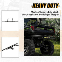 Load image into Gallery viewer, KUAFU Rear Bumper Guard Compatible with 2018-2025 Polaris Ranger 1000 XP/North Star Edition Double-Tube Rear Bumper Brush Guard Wrinkle LYPS-021S
