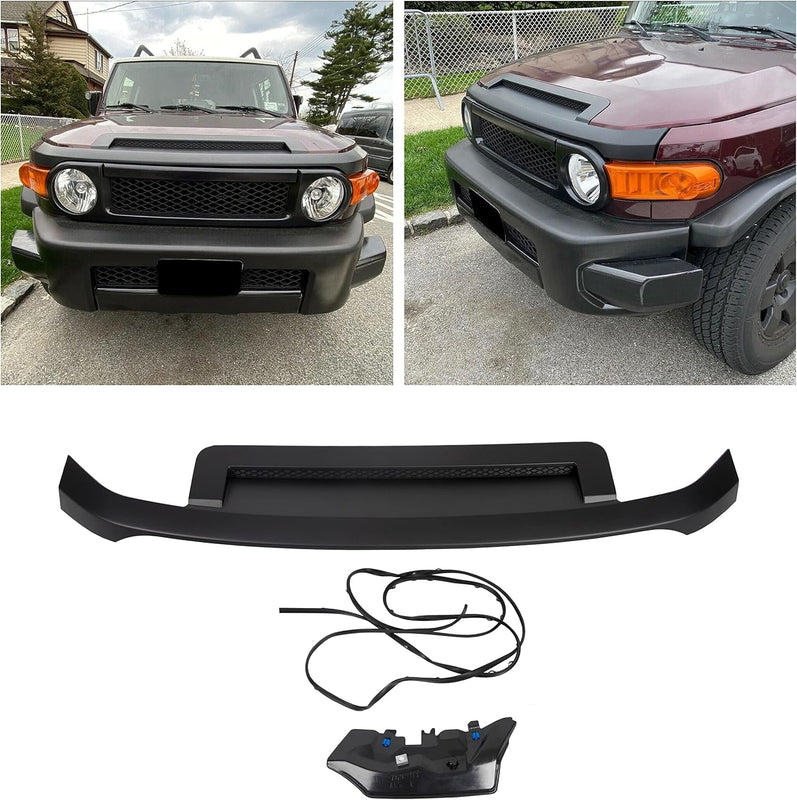 Hood Molding Trim Compatible with 2007-2009 Toyota FJ Cruiser Replacement for TO1235102 7618035031C0 LYAP-545