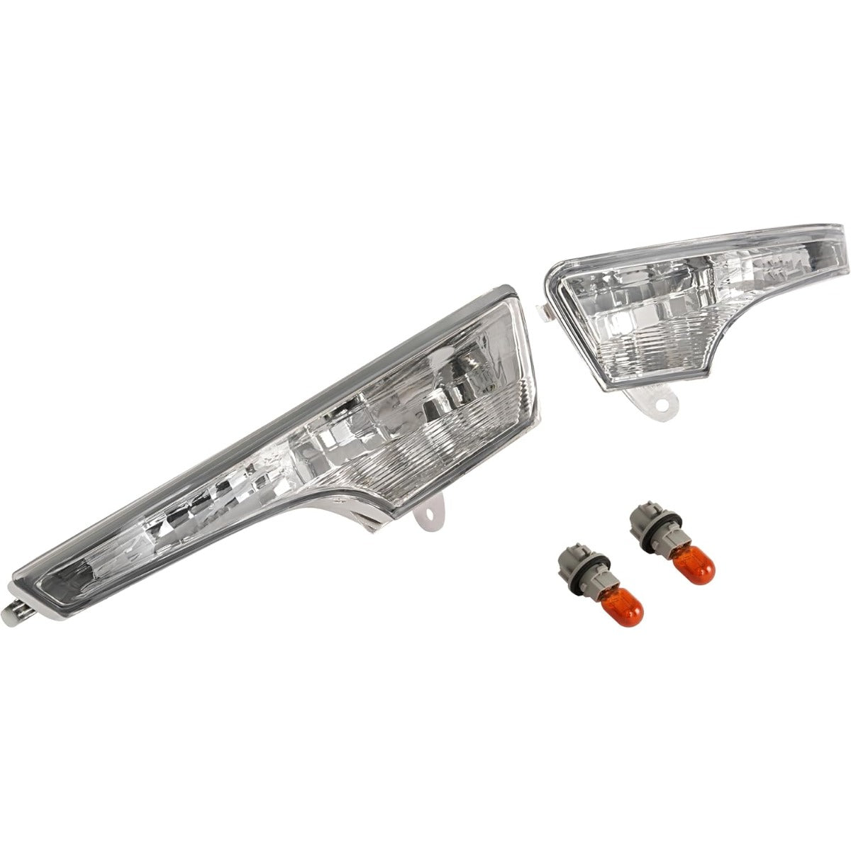 KUAFU Pair Turn Signal Light Compatible with 2013-2018 Nissan Altima Driver and Passenger Side Signal Lamp Assembly Clear Lens Plastic Replacement for NI2531118 NI2530118 261303TA0A 261353TA0A 2Pcs