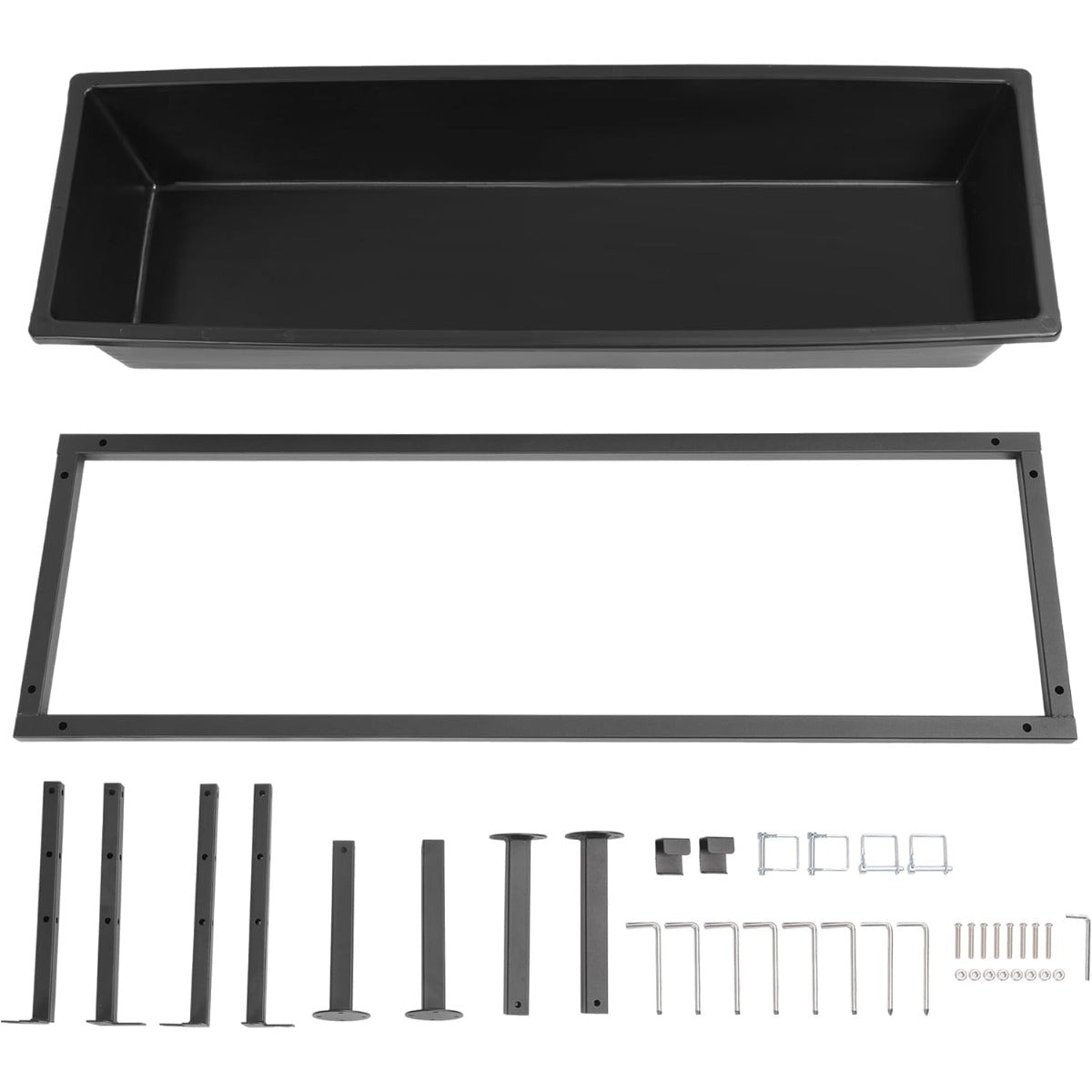Livestock Feeder Water Trough 42" Long 11 Gallon with Adjustable
