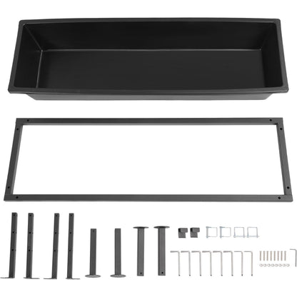 Livestock Feeder Water Trough 42" Long 11 Gallon with Adjustable