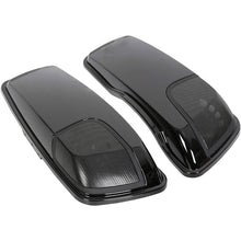HECASA Saddlebag Speaker Lid w/ 5"x7" Speaker Grille (Pair) Compatible with 2014-2023 Harley Davidson Touring FLT FLHT FLHTCU FLHRC Road King Road Glide Street Glide Electra Glide Ultra-Classic