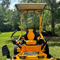 Load image into Gallery viewer, Lawn Tractor Sun Shade, Top Canopy Compatible with John Deere Tractors with ROPS, White Sun Shade Canopy W/Mounting Brackets, Reduce Heat and Glare with This Umbrella Canopy LYJD-018S-1
