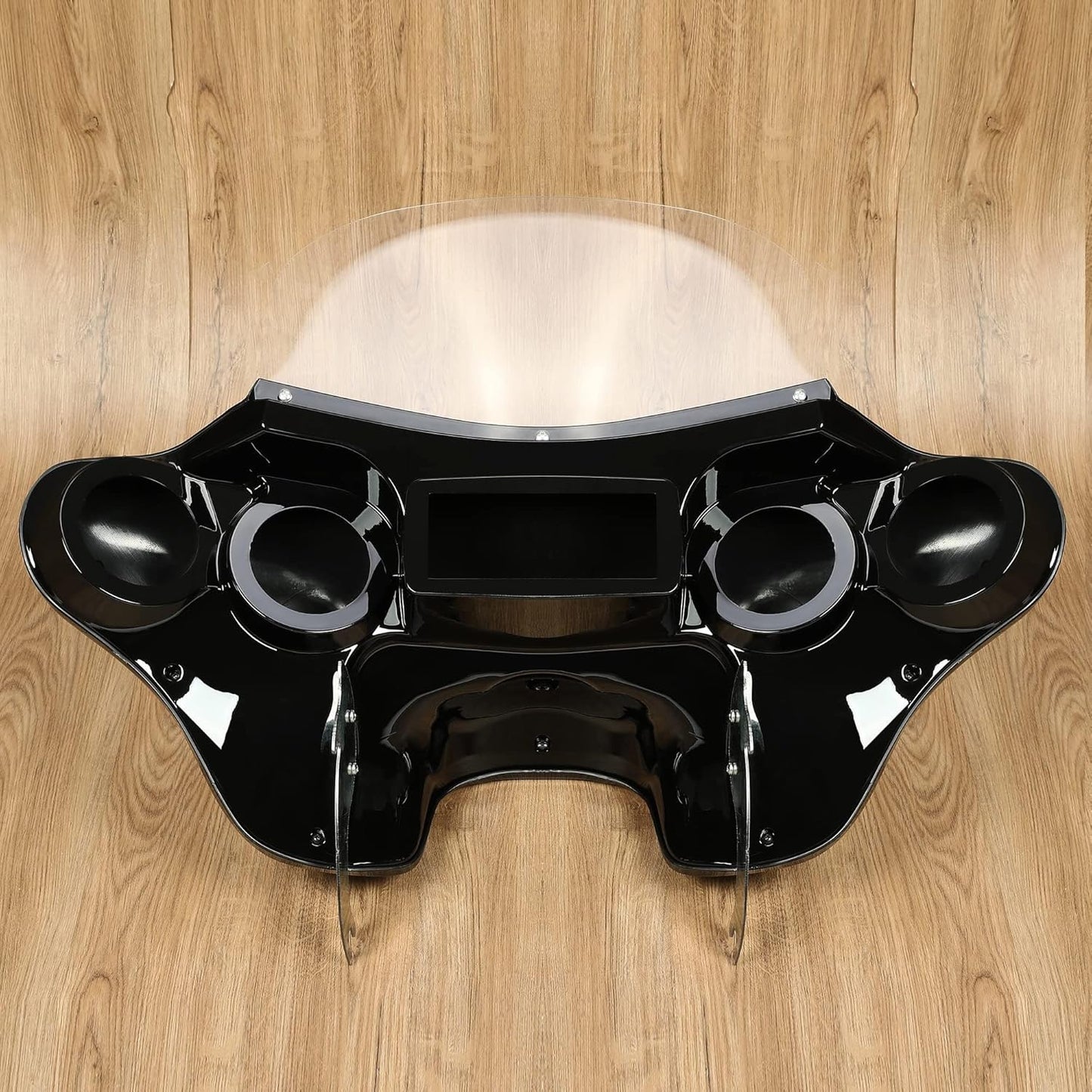Batwing Fairing Compatible with 1986-2015 Harley Davidson FLSTN Heritage Softail Classic Deluxe Fat Boy w/Windshield 4 Speaker Front LYMP-120