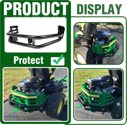 Rear Bumper Bar and Hitch Kit Zero-turn Mowers Compatible With John Deere Z235 Z255 Z335E Z335M Z345M Z345R Z355E Z355R Z365R Z375R Replacement for BM24481 LYJD-017