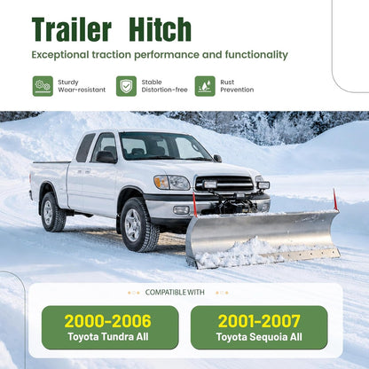 ALMULOO Trailer Hitch Compatible with 2000-2006 Toyota Tundra All