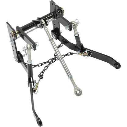 Heavy Duty 3 Point Hitch Kit Steel Compatible with John Deere Tractor Models 140, 300, 317 with Closed Frame Receiver Hook