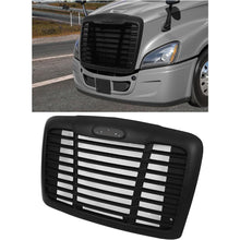 HECASA Front Grille Compatible with 2008-2017 Freightliner Cascadia Replacement for A1719112000 A1715624003 W/Bug Screen Grill Black Painted ABS Plastic