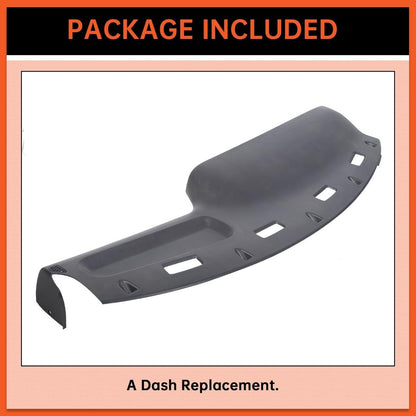 Dash Replacement Compatible with 1994-1997 Dodge Ram 1500 2500 3500 Top Dash Panel Cover Dashboard Cap Bezel Trucks Gray Replace for 5EY72RC8 LYAP-288