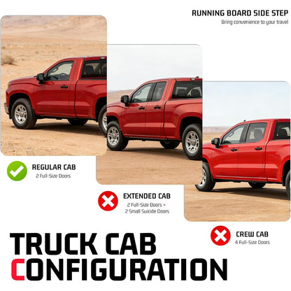 ALMULOO Step Compatible with 2019-2025 Sierra