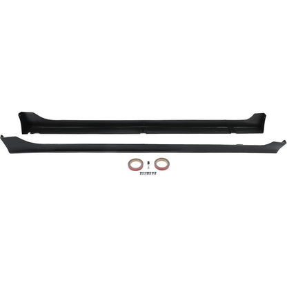 Side Skirt Compatible with 2013-2017 Honda Accord 4DR Sedan Models Rocker Panels Guard Splitter Extension Spoiler Black PP