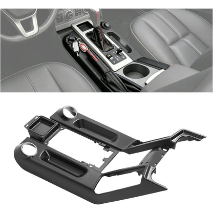 Center Console Cover Compatible with 2003-2006 Land Rover Range Rover Replacement for FJV500190PVA ABS Plastic Black