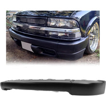 HECASA Front Bumper Face Bar Compatible with 1998-2004 Chevrolet S10 1998-2005 Blazer GM1002367 15007660 Steel Black W/O Molding Holes