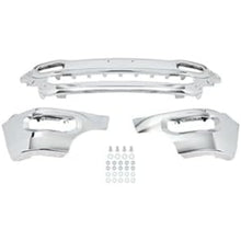 KUAFU Front Bumper Face Bar Compatible with 2019-2024 Dodge Ram 1500 W/Fog Lights & Sensor Holes, Hooks CH1002407, 5ZB88SZ0AD Steel Chrome Silvery Replacement Only 3PCS
