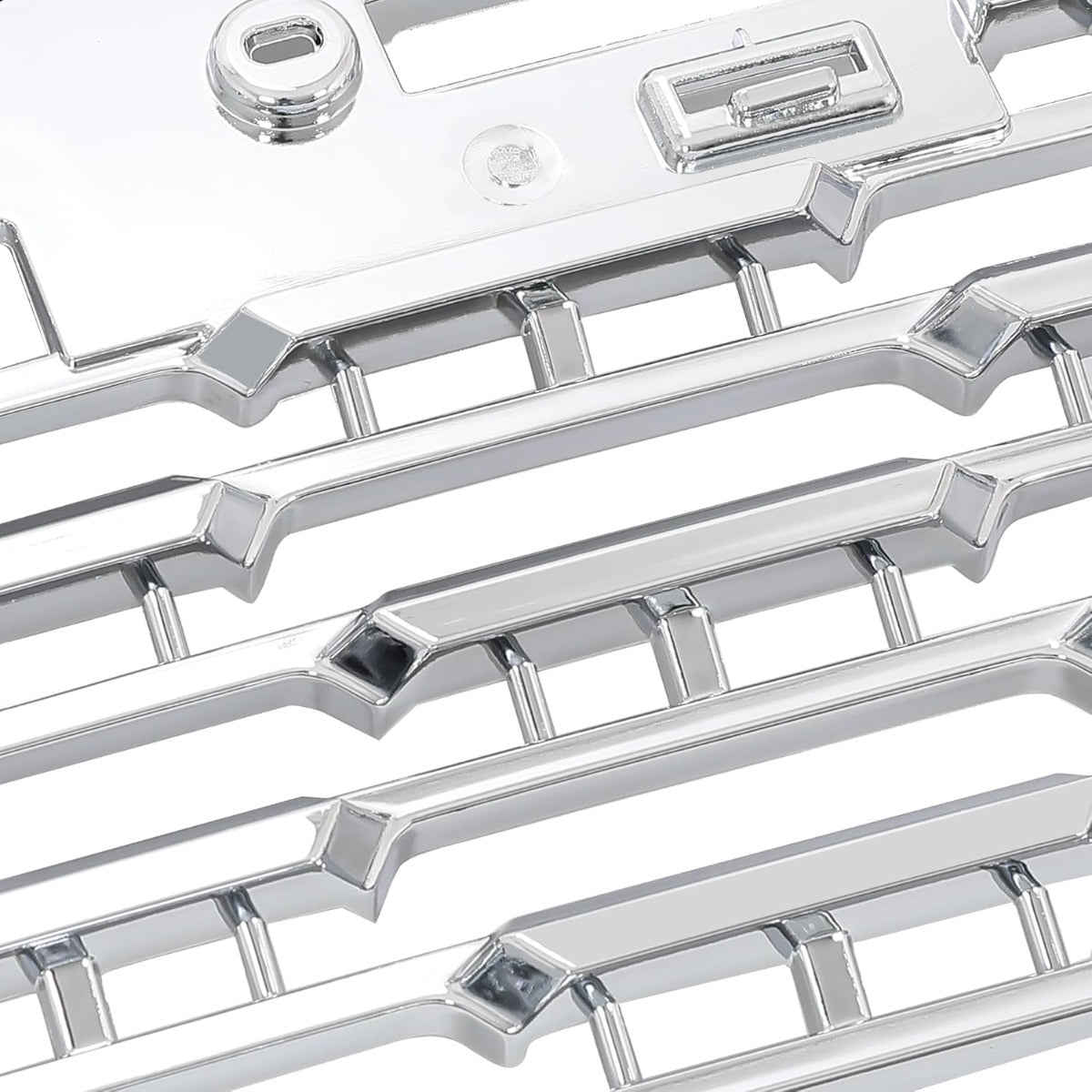 Front Grille Compatible with 2015-2020 GMC Yukon/Yukon XL Bumper Guard Grill Assembly ABS Plastic Chrome Silvery Replacement for GM1200702