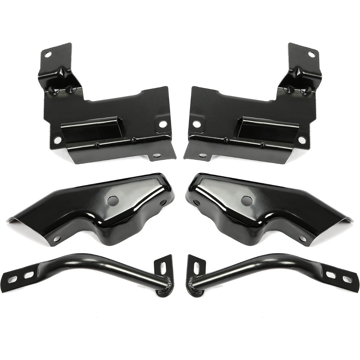 KUAFU 6PCS Front Bumper Brackets Compatible with 2003-2006 Silverado 1500