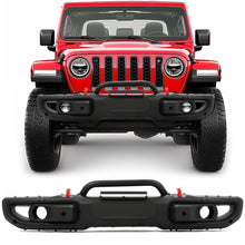 KUAFU Front Bumper Compatible with 2018-2025 Jeep Wrangler JL