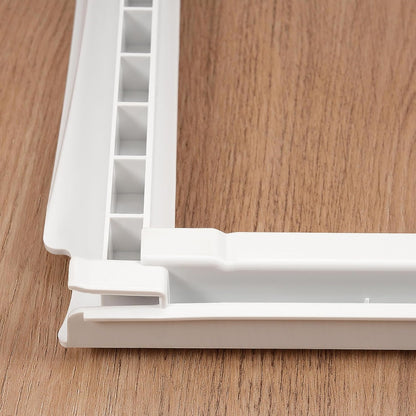 KUAFU 240599301 AP3763926 Crisper Pan Cover Compatible with Frigidaire Refrigerator 1037664 AH899475 EA899475 PS899475 Replacement Only Upper Crisper Drawer Cover Shelf Frame W/O Glass White