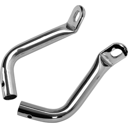 ECOTRIC Saddlebag Guard Support Eliminator Bracket Compatible with 1993-2013 Harley Touring Road King FLHR, Electra Glide FLHT/Ultra Classic, Street Glide FLHX, Road Glide FLTR Chrome