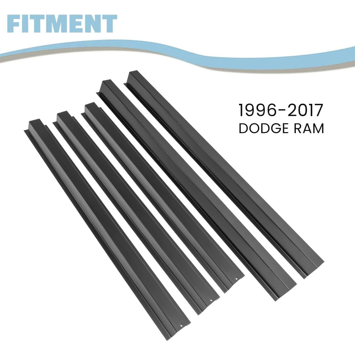 KUAFU 5PCS Bed Floor Support Crossmember Repair Kit Compatible with Ram