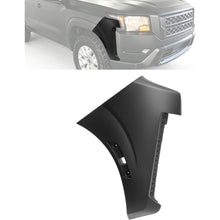 ALMULOO Front Bumper End Cap Compatible with 2022 Nissan Frontier, 2023-2024 Nissan Frontier (submodel: S, SV) Passenger Side, Replace 620189BU0C NI1017100, Plastic(PP) Painted Matte Black