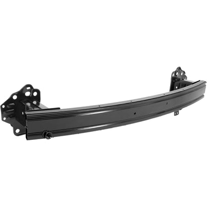 HECASA Front Bumper Reinforcement Compatible with 2017-2020 Hyundai Elantra Without Cruise Control Holes 64900F3000 HY1006156 Bumper Face Impact Bar Crossmember Steel Electrophoresis Black