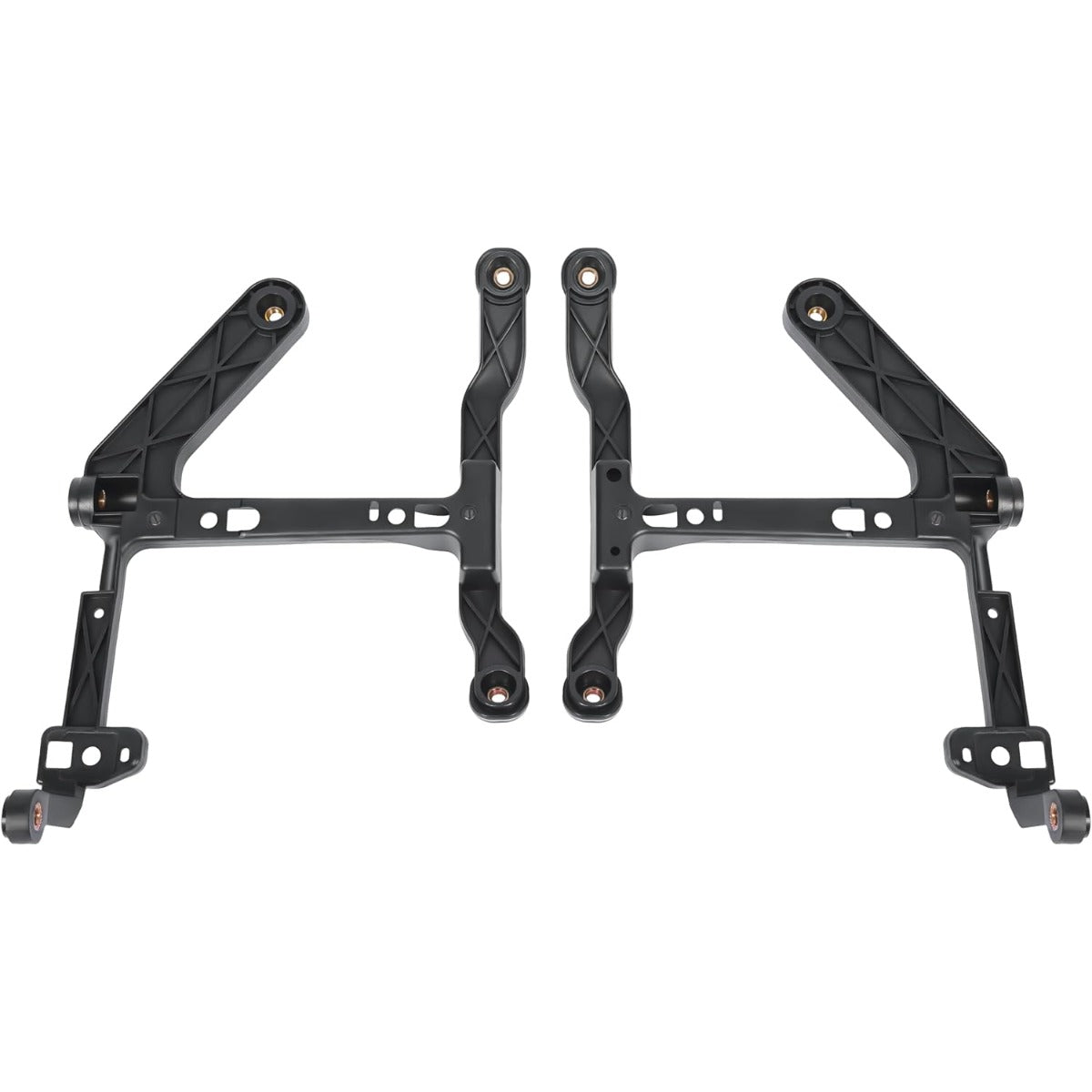 Front Bumper Bracket Compatible with 2013-2018 Dodge Ram 1500 and 2019-2024 Dodge Ram 1500 Classic LH & RH Replacement for CH1061108 68232454AA Plastic(PA6) Black