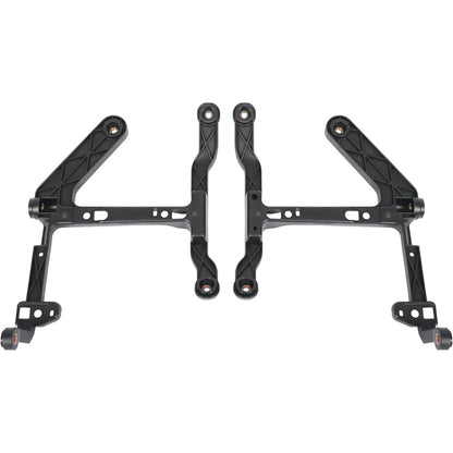 Front Bumper Bracket Compatible with 2013-2018 Dodge Ram 1500 and 2019-2024 Dodge Ram 1500 Classic LH & RH Replacement for CH1061108 68232454AA Plastic(PA6) Black
