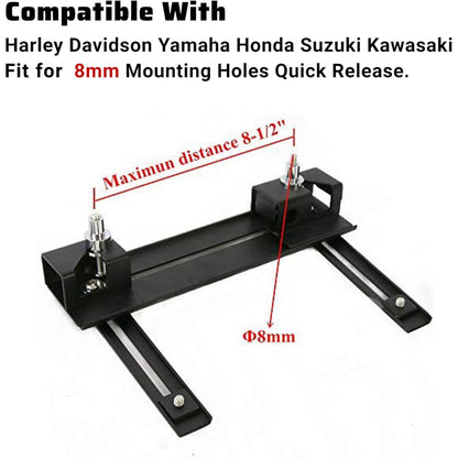 Universal Black Hard Saddle bags Detachable Quick Release Mounting Brackets for Harley Davidson Dyna