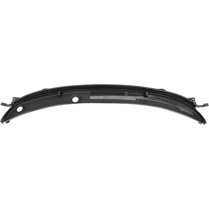 Windshield Wiper Cowl Panel Compatible with 2015-2019 Hyundai Sonata & Sonata Hybrid Replacement for 86150C1000 86150C2000 Air Inlet Window Cowl Vent Molding Grille Unfinished Black Plastic