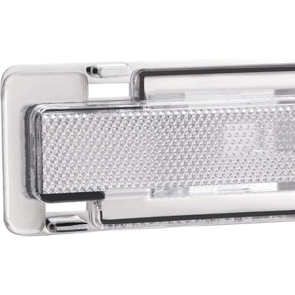 HECASA Pair Turn Signal & Side Marker Light Compatible with 1985-1992 Chevy Chevrolet Camaro Replacement for GM2520165 GM2521165 GM2550118 GM2551110 Parking Signal Lamp 4Pcs Clear Lens