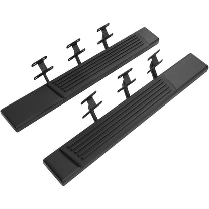 ALMULOO Pair Regular Running Boards Compatible with 2015-2026 Ford F-150 Regular Cab Running Boards Step Nerf Bars Steel+Plastic Powder Coated+Textured Black Left + Right Side