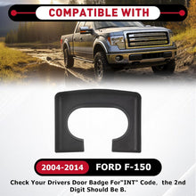 Center Console Cup Holder Armrest Pad Replacement Compatible with 2004-2014 Ford F150 Black