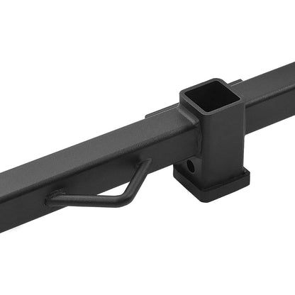 ECOTRIC 2” Hitch Receiver+Roll Pan Compatible with 1999-2006 Chevy Chevrolet Silverado GMC Sierra 1500 w/Flippable license plate Steel Electrophoresis Black-Tow 5000 Capacity Only Fit For Fleetside