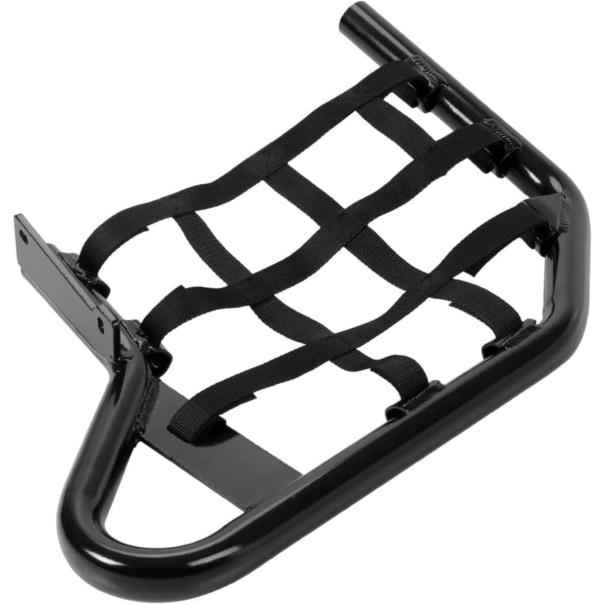 Side Step Nerf Bars Compatible with Yamaha Raptor 700 YFM 700 YFM700R Models Aluminium Foot Guard Pegs W/Black Webbing Nets