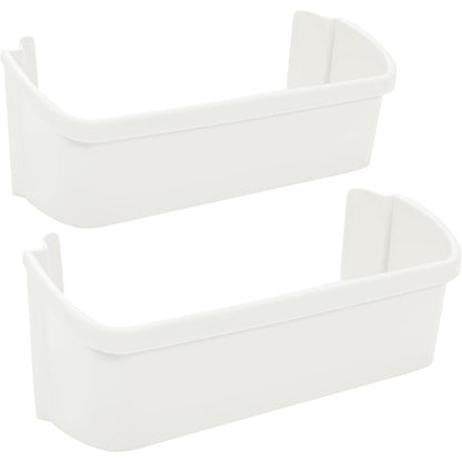 Kojem 240323001 AP2115741 PS429724 Replacement Refrigerator Door Bin Shelf Compatible with Frigidaire Refrigerator Lower Door Shelf Replacement for AH429724, 240323007 - White ABS Plastic 2Pcs