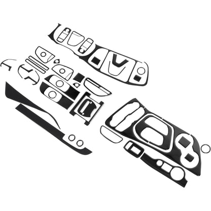 Dashboard Trim Compatible with 2015-2023 Dodge Challenger Plastic (PVC) Black