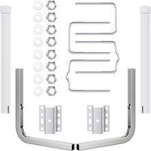 KUAFU 40-60In Adjustable Boat Trailer Guide Poles with PVC Pipes for Ski Boat Fishing Boat or Sailboat Trailer Compatible with Frames up to 3" w x 4-1/4" H