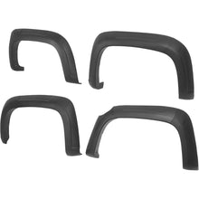 Fender Flare Compatible with 2015-2021 Chevy Chevrolet Colorado | 5.1' bed/Short Beds Model Only Front & Rear 4Pcs Wheel Arch Cover Protector Set Plastic(PP) Textured Black